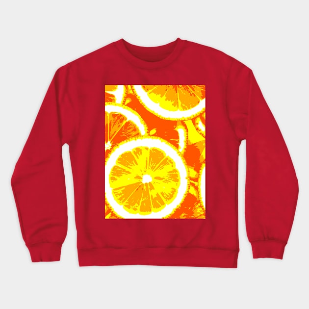 Orange Slices Crewneck Sweatshirt by Sandra Keller